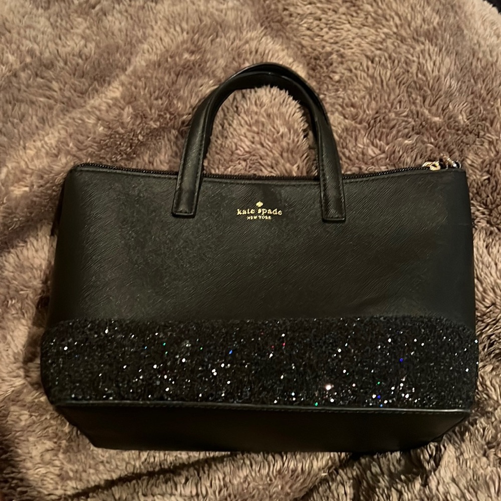 NEW KATE SPADE BLACK Ina Greta Court bag